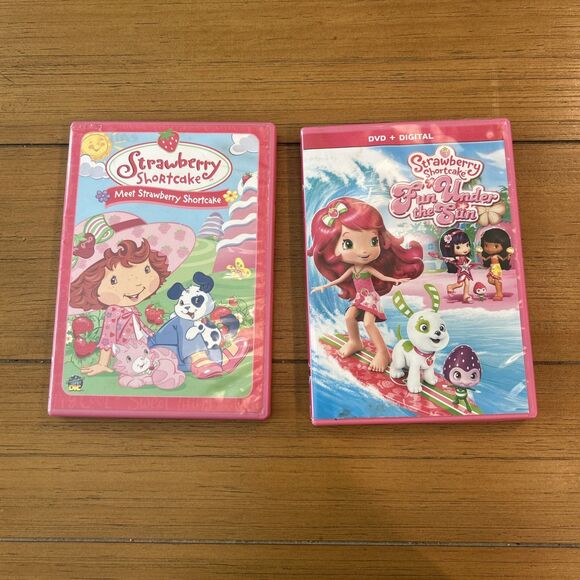 Lot of 2 Strawberry Shortcake DVD  Meet Strawberry Shortcake/ Fun Under the Sun - Picture 1 of 7